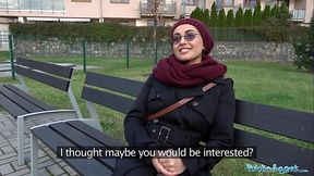 Afghan beauty pays to fuck a big cock