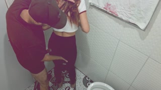 Fucked by a stranger in a bar bathroom without a condom!