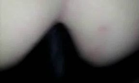 Amateur Interracial Bareback: White Bottom Takes BBC Raw