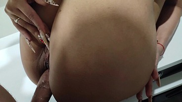 Roxy Lips Amazing Small Tits POV suck Dick and Fucked Pussy