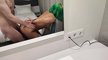 Roxy Lips Amazing Small Tits POV suck Dick and Fucked Pussy