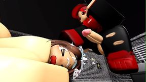 Cute girl swore she could handle rough anal so I didn't hold back/ Fan request #7 [Roblox]