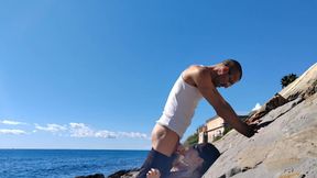 Seaside Adventures: A Spontaneous Encounter with an Adventurous Couple