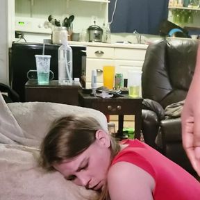 Josie Blade Fucked in a red dress till I fall over