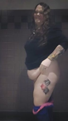 Naughty in the Restaurant Bathroom