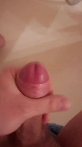 Uncut cumshot