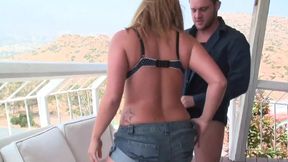 Horny young Alice Bell with golden hair gets fucked in the