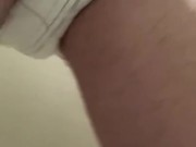 Abdl diaper boy wets his pullups