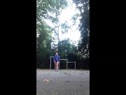 1ncandenza wanks butt naked in the empty schoolyard