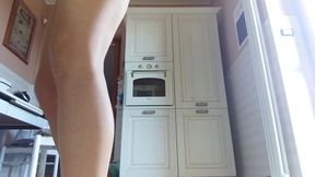 i make a healthy breakfast with my ass. a nice milk enema