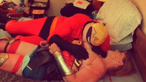 Granny's Mr Incredible Fucks WonderWoman