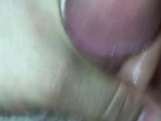 Chub with dildo cumming