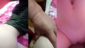 tiuzao comendo uma bundinha branquinha de 24 anos com bucetinha apertada e direito a trepada gostosa
