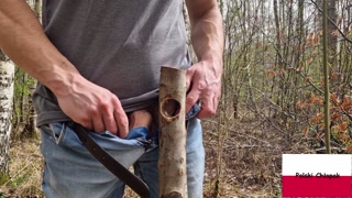 Polish boy and hole fucking in the forest
