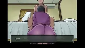 Busty Naruto MILFs enjoy some handjobs