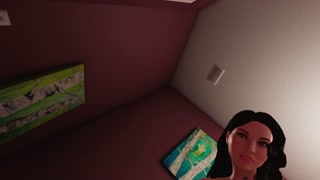 House Party - Gameplay Ashley Cowgirl in Step Sister's Art Room