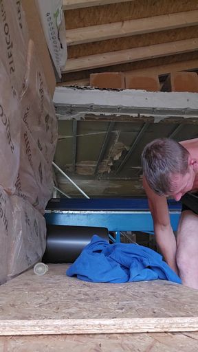 Horny at Work, Fuck Myself and Masturbate to the End