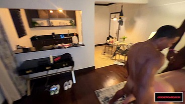 After Party 2 BBCs move on 2 slutty PAWGS Vag & Anal