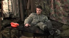 Dual Dicking for a Fresh Cadet at the Barracks