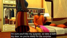 indian husband shares his wife on her birthday with his friend