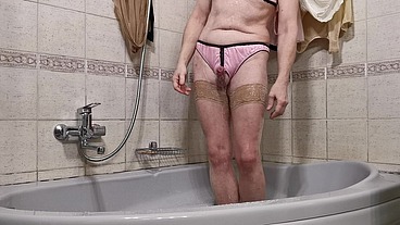 Awakening of Sissy Slut Michelle after Christmas Night Club celebration