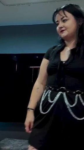 Jayne Sins - First Time Goth Cock Sucker