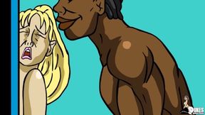 Horny Lebanese friends get dug out by young BBC