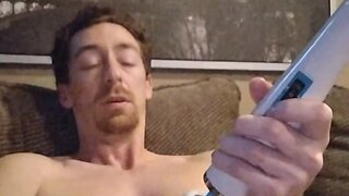 First time using hitachi wand on my cock on camera dmvtoylover
