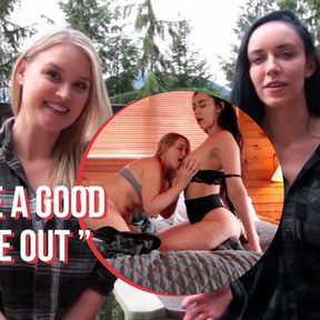 Ersties - Alanna &amp; Nicole Have Lesbian Fun at a Cabin