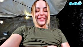 Camsoda - Horny solo soldier chick fingering herself