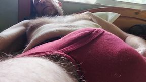Visit Step-dad in His Y Fronts