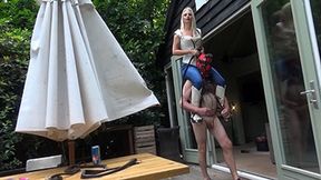 Ride in white with My ponyboy ashtray - 3 - MP4