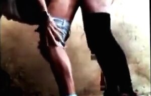 Hot Daddy Barebacks Young Lad Outdoors