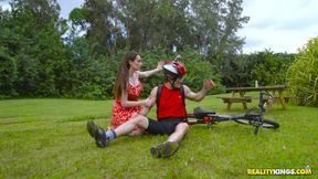 RealityKings - Brunette horny milf Remy Larue gets fucked by a bicycler