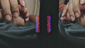 BSM n Kandi VR180 3DSBS Pink French Pedi Toes