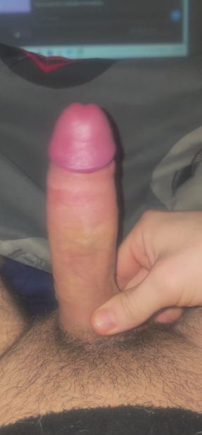 Young hard cock masturbating