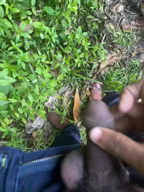 Public Pee and Boner in Jeans