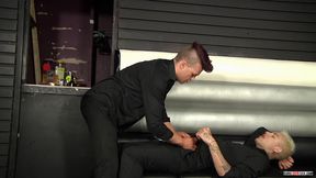EuroBoyXXX: Lee Will anal pounds tattooed twink Mickey Taylor at the bar