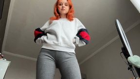 Pad tease and masturbate!