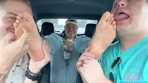 Milus Slinger In Snyft: Milus Pays With His Feet Ryder & Matt