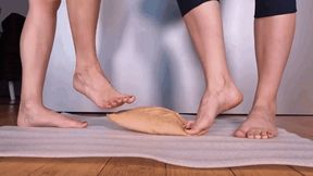 Girls Crush Bread Barefoot HD