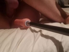 Sexy milf get&#039;s fucked by fuckmachine and cock