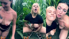 wet, wet, wet orgasm – girls in the cornfield