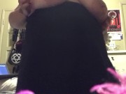 Bbw moon baby shows the girls