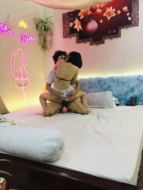Innocent Skinny Stepbrother Nailed in Therapy Office While She Watches Them