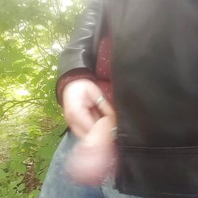 Public footpath cumshot