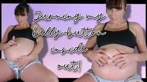 Turning Belly Button Inside Out