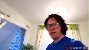 Nerd Gets POV Creampie from Shy Yorkshire Babe