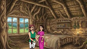 Both Anjali and Coconut Wala have sex with big cocks in their bedroom.