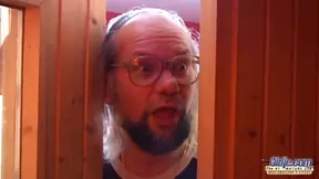 Raunchy Oldje Handjob Action Gets Him Rock Hard and Panting Fast